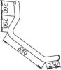DINEX 50619 Exhaust Pipe